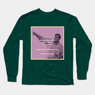 Things Are Going Great For Me: The Podcast (Season 2 Logo - Winston) Long Sleeve T-Shirt